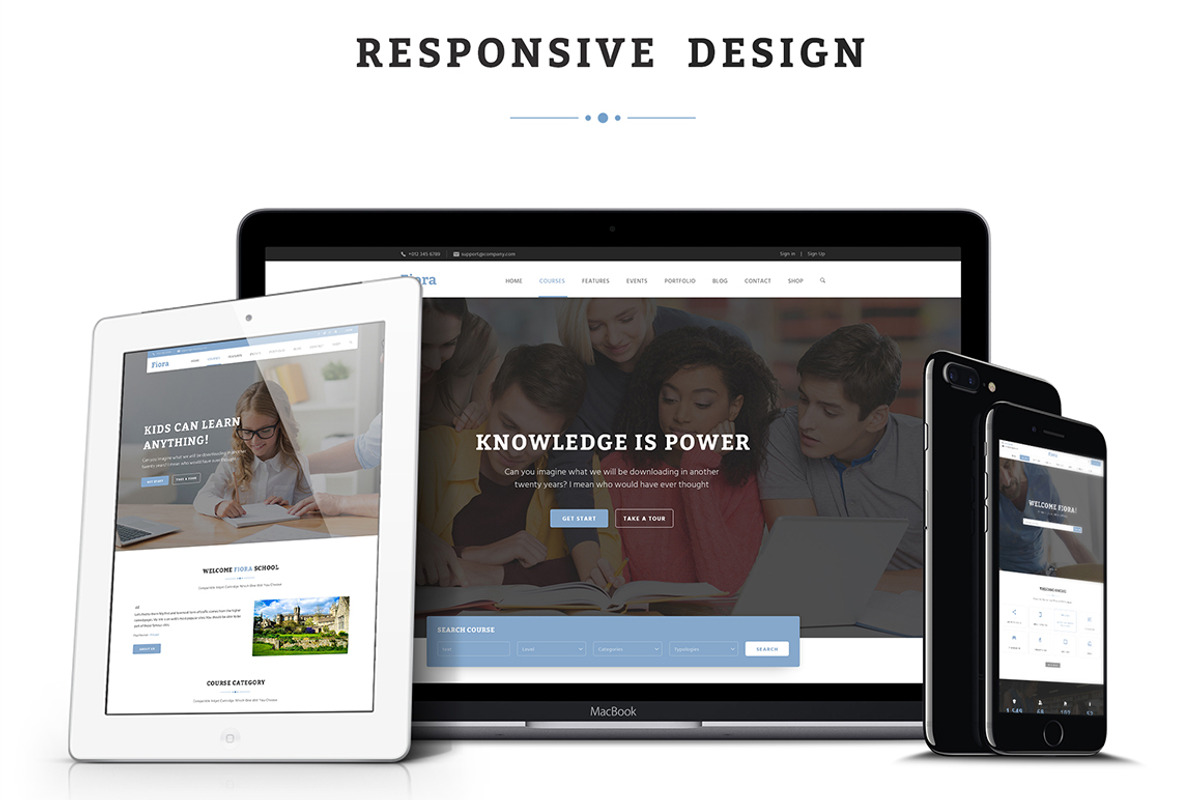 Fiora Education Template, a Websites & App Template by No.13 (Photo 4 of 4)