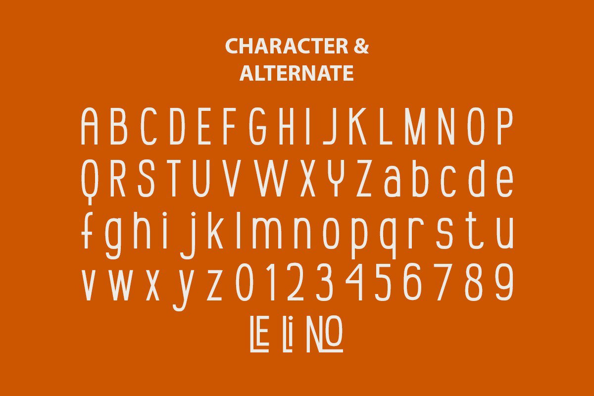 Leanova - Modern Condensed Display, a Sans Serif Font by Vadovastd (Photo 4 of 8)