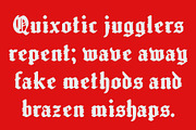 CS Modula Drawn, a Blackletter Font by Craft Supply Co. (Thumbnail 3 of 8)