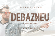Debazneu - Display Font, a Sans Serif Font by overlaytemplates (Thumbnail 1 of 5)