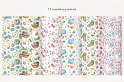 45 Knitting Clipart & Patterns, a Decorative Illustration by ZinchArt (Thumbnail 6 of 10)