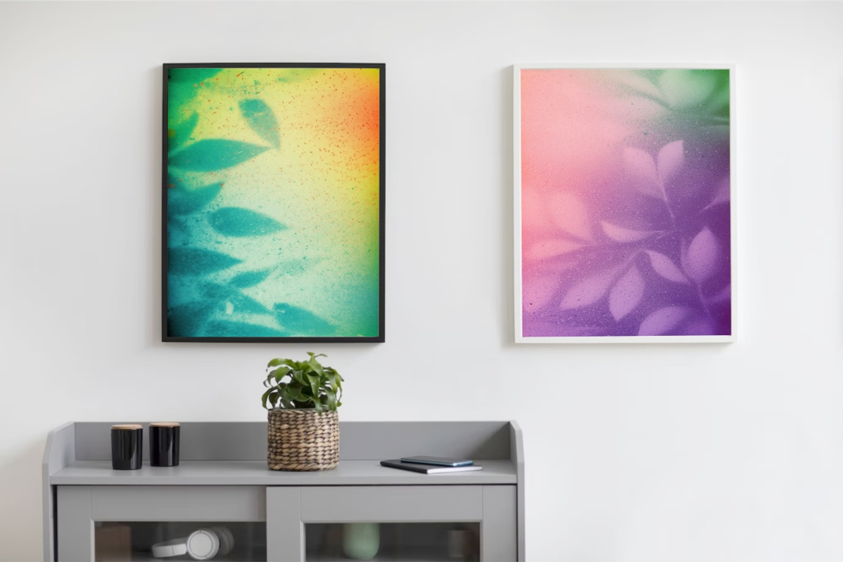 Natural Floral Gradient Backgrounds, a Background Graphic by Nocturnal Wolf (Photo 7 of 14)