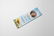 Funeral Bookmark Template V01, a Card Template by Template Shop (Thumbnail 2 of 5)