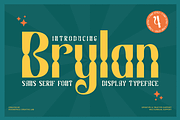 Brylan – A Retro Modern Display Sans, a Sans Serif Font by roomspace creative lab (Thumbnail 1 of 11)