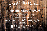 Baltic Holidays Script, a Script Font by 5August Art (Thumbnail 2 of 6)