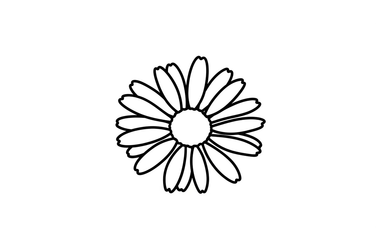 Daisy Flower Line Art Vector Bundle0, an Illustration by jahid234 (Photo 2 of 51)