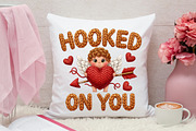Knitted Hooked Cupid Valentine PNG, an Illustration by Canvas Craft (Thumbnail 7 of 7)