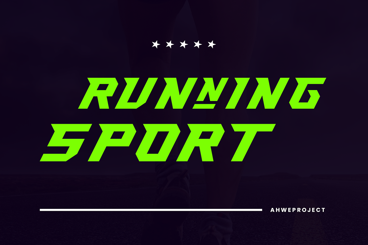 Sportesia - Sport Display, a Sans Serif Font by ahweproject (Photo 3 of 8)
