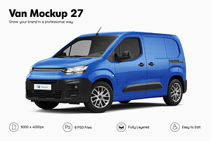 Van Mockup 27, a Product Mockup by Mockupix