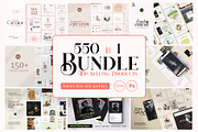 Instagram Bundle CANVA PS, a Social Media Template by goodesign (Thumbnail 1 of 12)