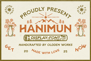 Hanimun Display Typeface