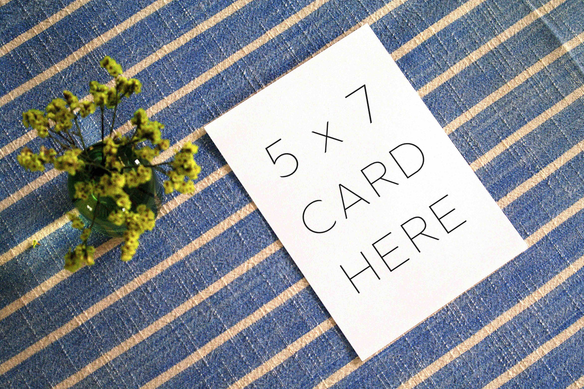Styled A7 Invitation Mockup, an Invitation Template by Prim + Pretty Creative (Photo 3 of 4)