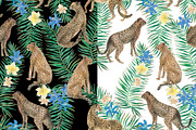 Wild cats, a Pattern Graphic by ramika (Thumbnail 2 of 3)
