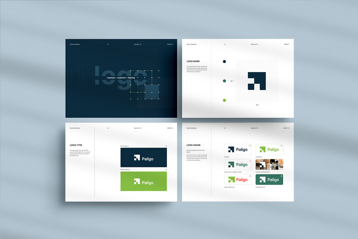 Brand Guidelines, a Brochure Template by S A N D Y (Photo 9 of 15)