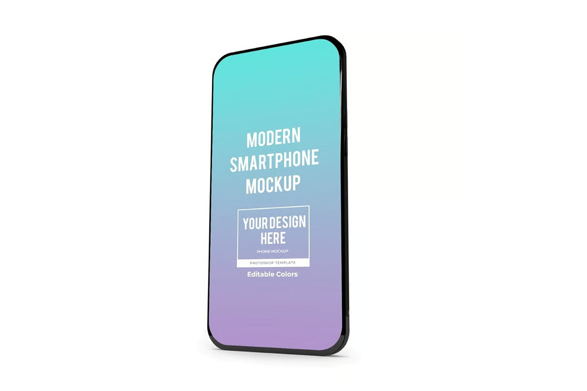 Modern Smartphone Mockup Template, an Android Mockup by DesignRushMarket (Photo 3 of 11)