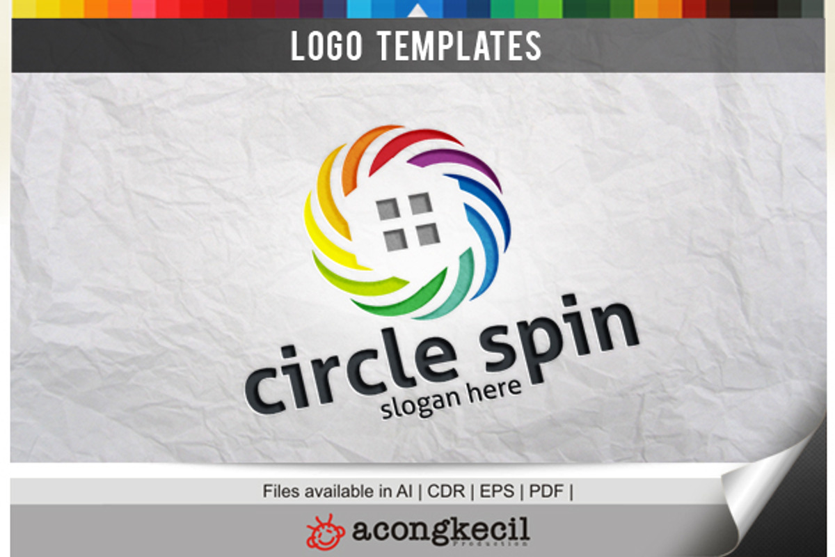 Circle Spin, a Branding & Logo Template by Acongraphic