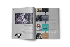 Art-ist Magazine Template Vol.4