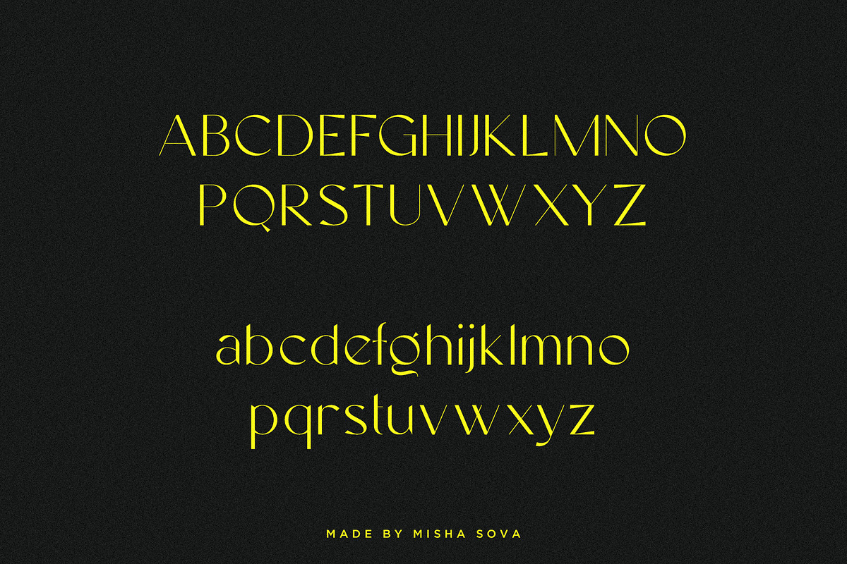 magic - unique sans serif, a Sans Serif Font by Misha Sova (Photo 10 of 11)