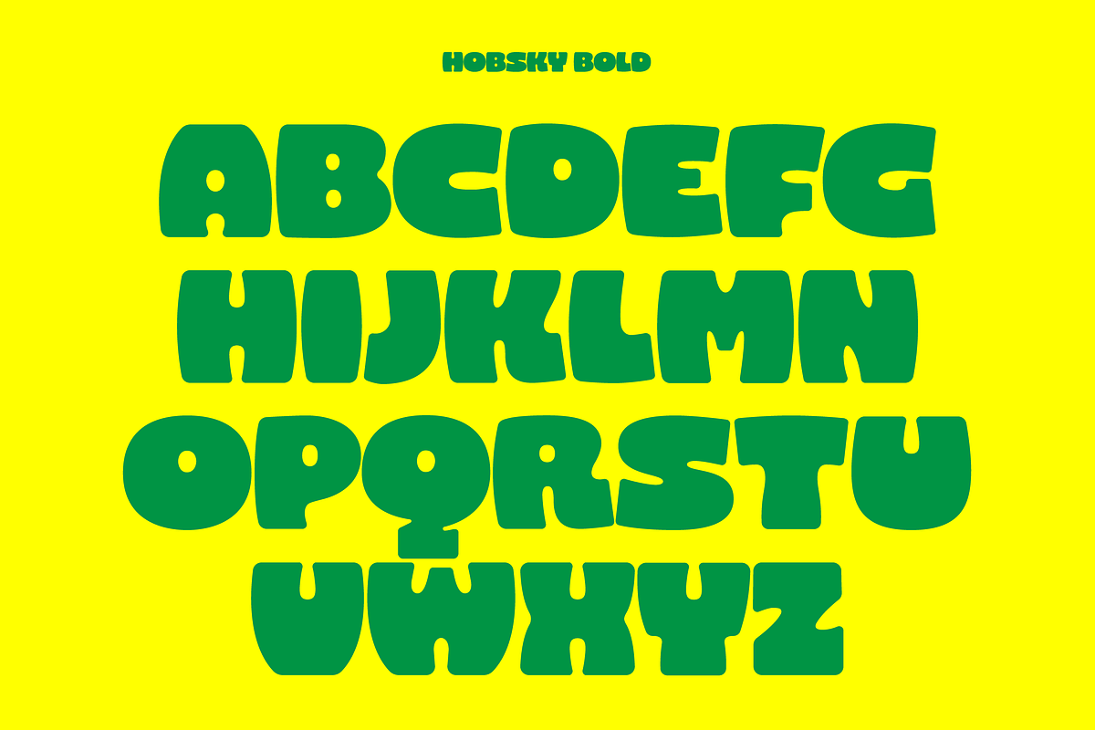 Hobsky - Bold Font, a Sans Serif Font by limitype (Photo 9 of 12)