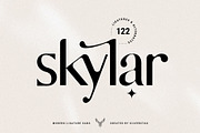 skylar - modern ligature sans font, a Sans Serif Font by SilverStag Type Foundry (Thumbnail 1 of 18)