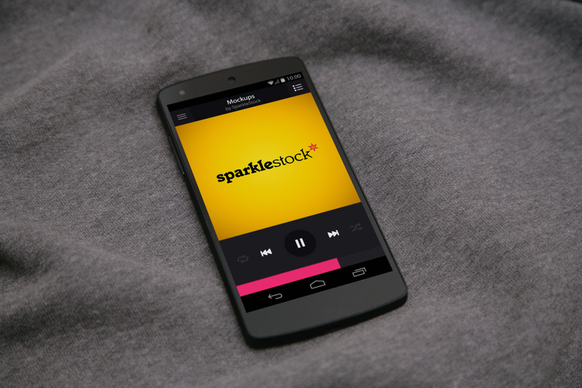 8 Nexus 5 Mockups for Photoshop, an Android Mockup by SparkleStock (Photo 5 of 6)