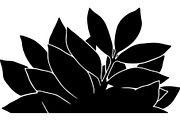 Botanical Leaf Silhouette, an Object Graphic by Creativeshirt (Thumbnail 4 of 19)