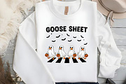 Funny Halloween Silly Goose Sheet, an Illustration by Black Bird Studio (Thumbnail 2 of 4)