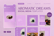 Candle Aromatic Canva Template, a Social Media Template by prajapixels (Thumbnail 1 of 6)