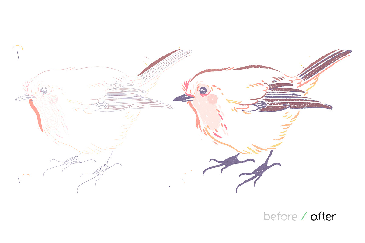Pastel Pencil Brushes, a Brush Add-On by Side Project (Photo 5 of 7)