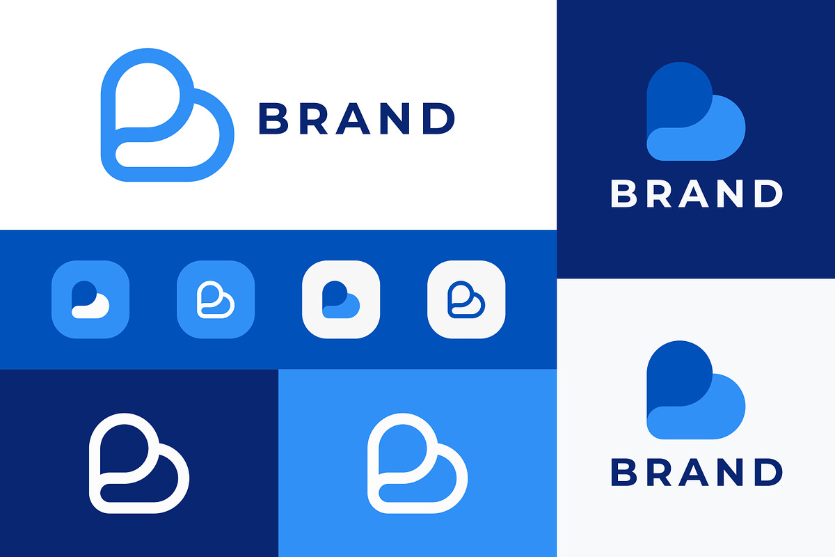 Modern Letter B Monogram Logo, a Branding & Logo Template by Signatoro (Photo 3 of 3)