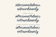 Typeful - Handwritten Script Font, a Script Font by Only Fonts (Thumbnail 11 of 16)