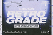 RETROGRADE: Retro Gradient Textures, a Texture Graphic by BLKMARKET© (Thumbnail 1 of 8)