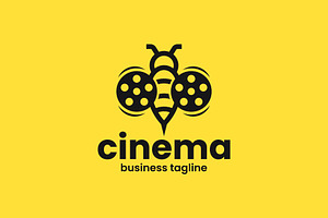 Bee Cinema Logo Template