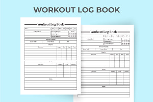 Workout Tracker KDP Interior Logbook