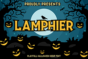 Lamphier Horror Display Font, a Serif Font by juliawan (Thumbnail 1 of 5)