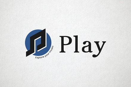 Play Music - Logo Template