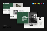 Minimal Proposal Presentation, a Presentation Template by Olion Lora (Thumbnail 1 of 12)