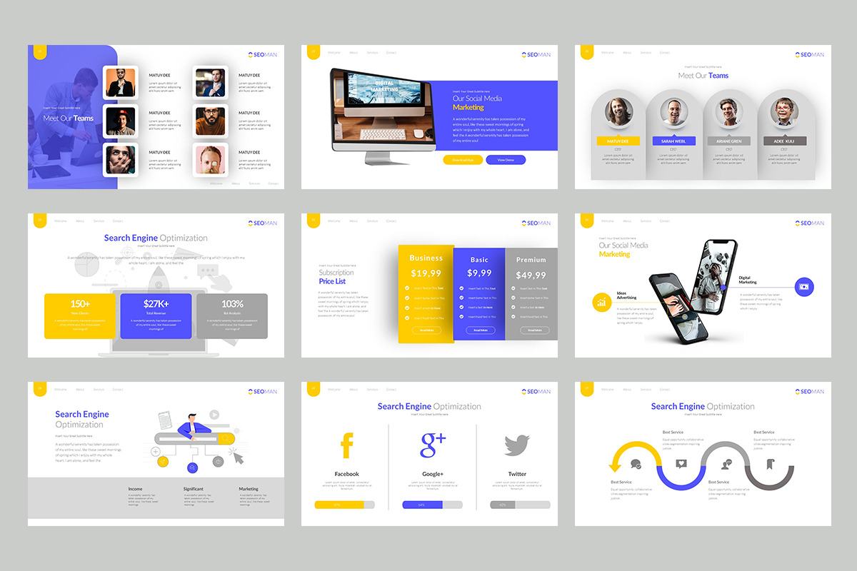 Seoman Keynote Templates, a Presentation Template by Stock Shape (Photo 2 of 4)