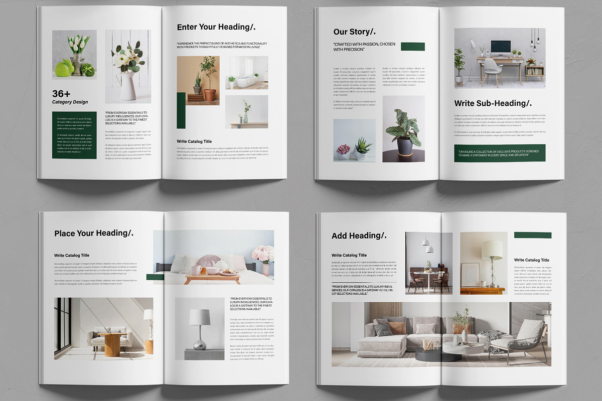 Modern Interior Catalog Template, a Brochure Template by MightyDesign (Photo 3 of 6)