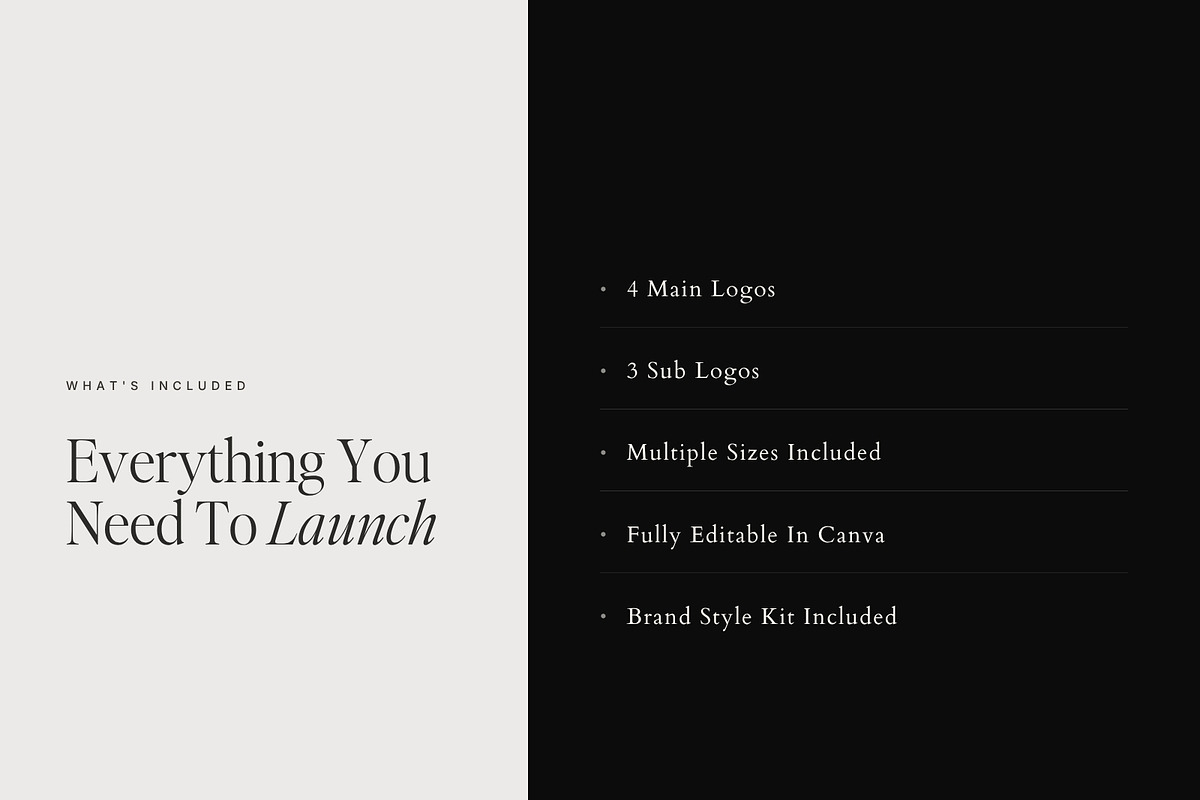 Editable Canva Logo Templates, a Branding & Logo Template by Adam and Grace (Photo 17 of 26)