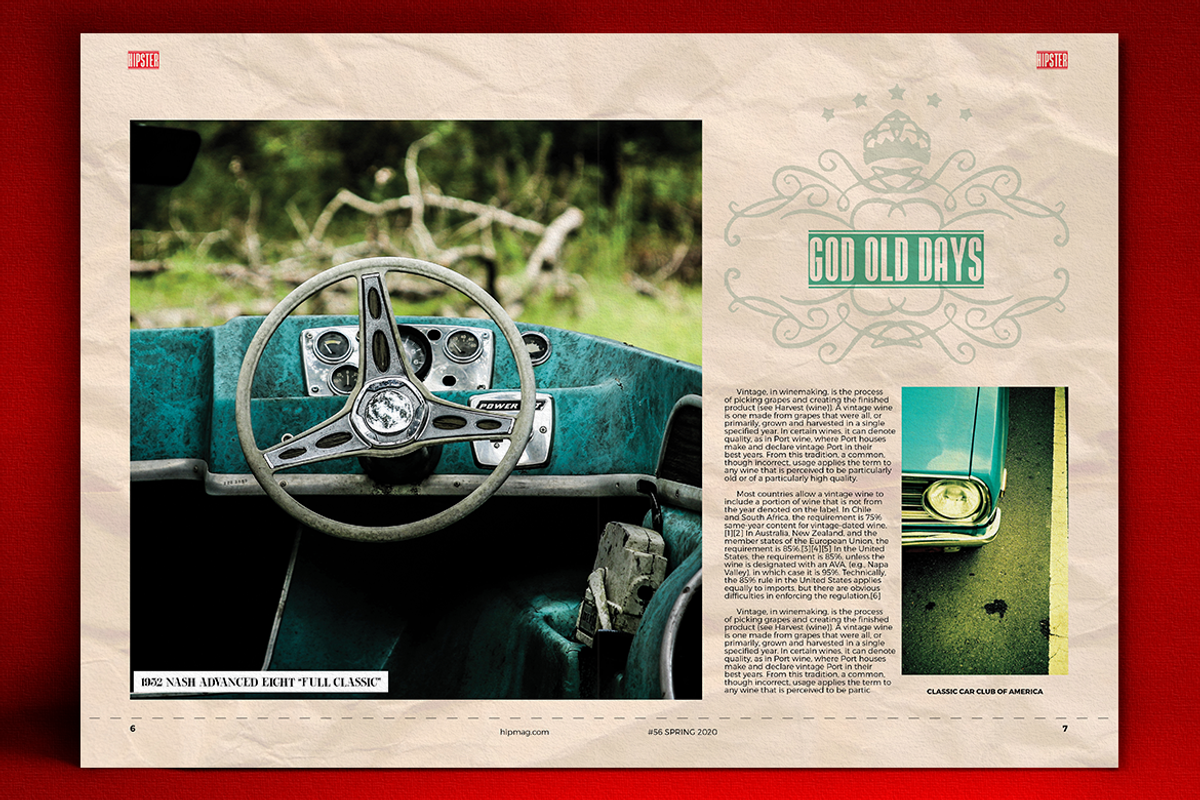 Hipster Magazine, a Magazine Template by Boris Cupac (Photo 4 of 17)