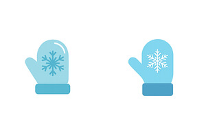 Colorful winter mittens with, an Object Illustration by ZinetroN