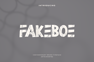 Fakeboe - Modern Display Typeface