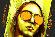 Comic Book Effect Photoshop Action, an Action Add-On by MRI STUDIO (Thumbnail 1 of 11)