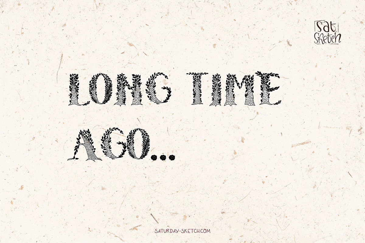Dark Forest Uppercase Font, a Font by saturday.sketch (Photo 3 of 10)