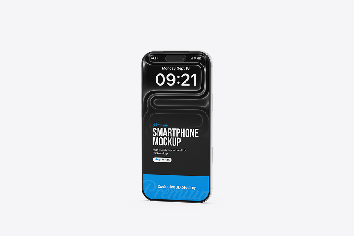 iPhone 17 Pro Max Mockup, an iPhone Mockup by SimplDesign (Photo 2 of 11)
