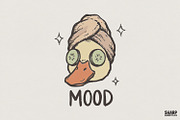 Mood Duck PNG, Spa Day Relaxation, an Illustration by SharpMarketplace (Thumbnail 1 of 4)