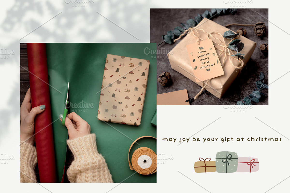 Christmas Winter Abstract Vol.1, a Decorative Illustration by Hanazumi (Photo 8 of 15)