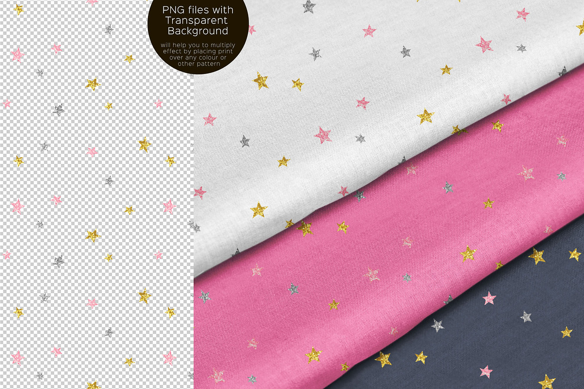 Shiny Sparkle Glitter pattern set, a Pattern Graphic by @olga.angelloz