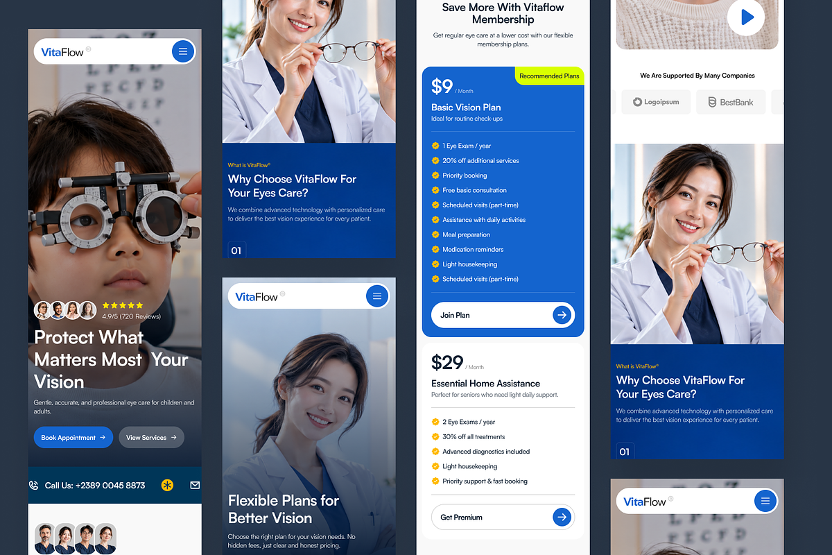 VitaFlow - Medical Website, a Landing Page Template by SLAB! Design (Photo 5 of 5)